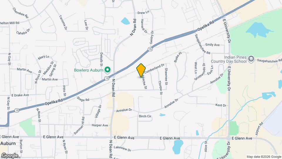 635 Apache St Map and Location Details