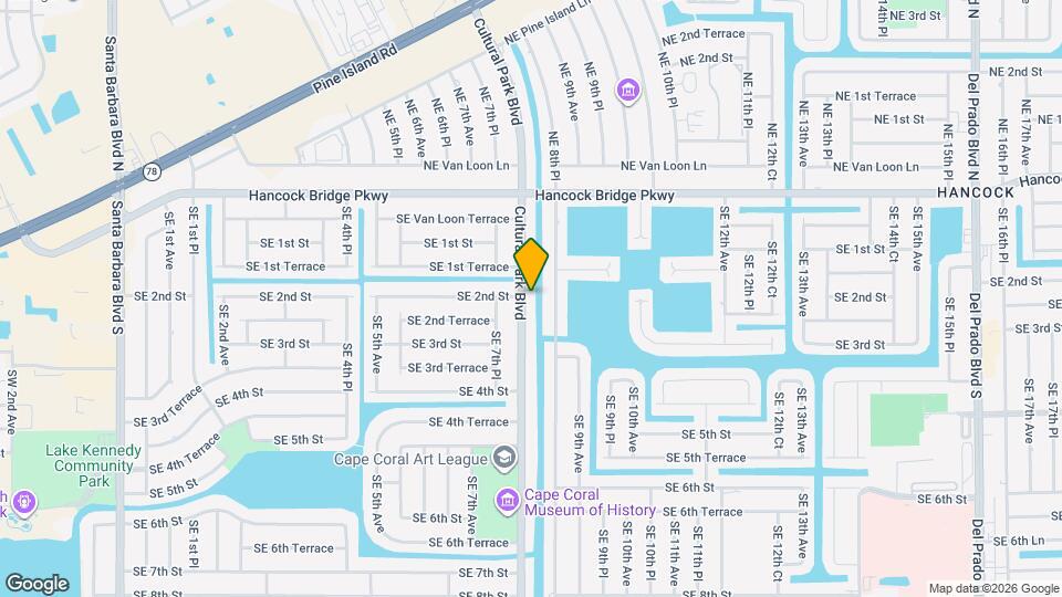 207 Cultural Park Blvd Mapa y Detalles de la Ubicación