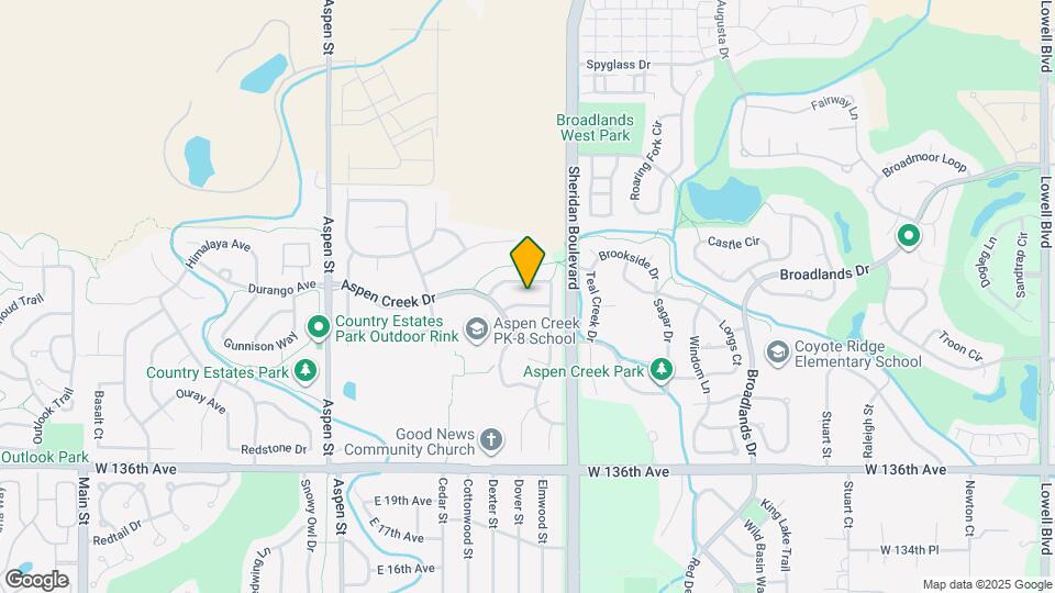 5355 Sage Brush Dr Mapa y Detalles de la Ubicación