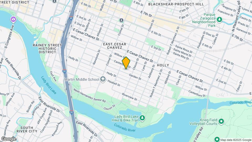 1710 Garden St Map and Location Details