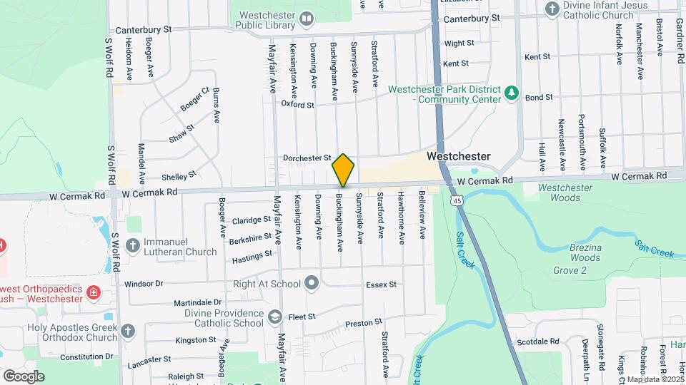 10625 W Cermak Rd Mapa y Detalles de la Ubicación
