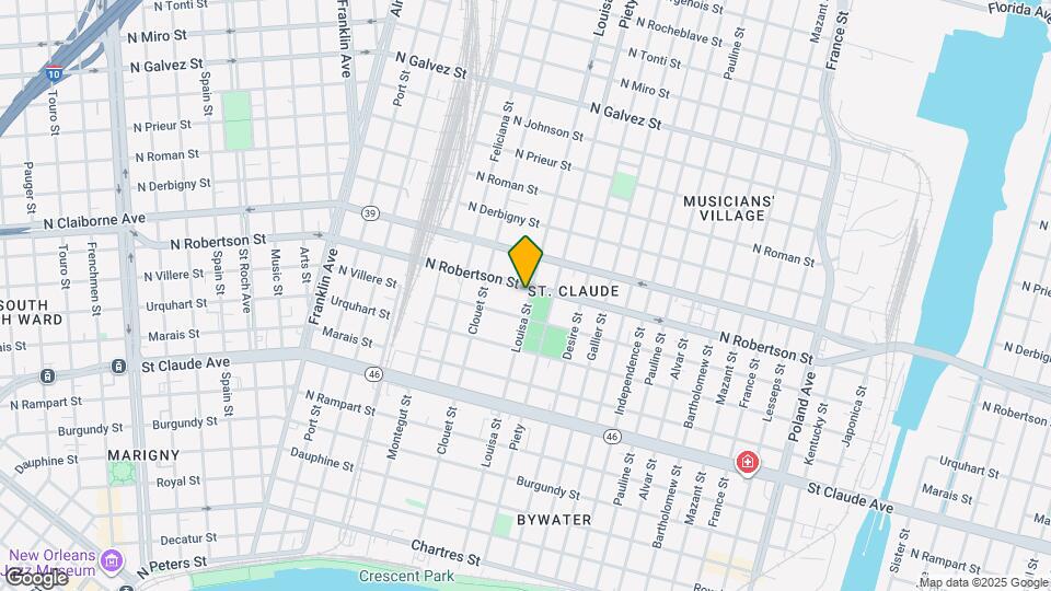 1434 Louisa St Map and Location Details