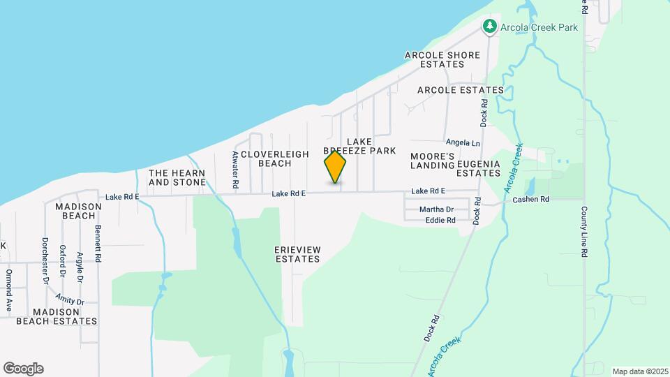 7525 Lake Rd E Map and Location Details