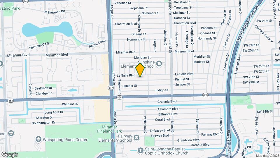 7825 Kismet St Mapa y Detalles de la Ubicación
