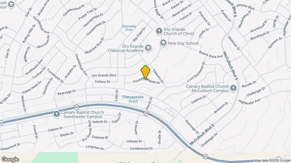 1311 Wapati Dr Map and Location Details