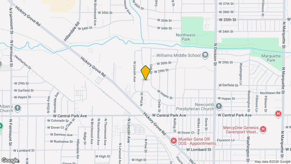 2803 N Pine St Map and Location Details