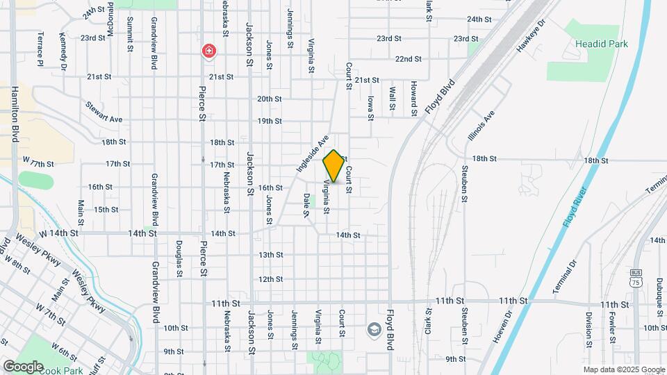 1522-1524 Virginia St Map and Location Details