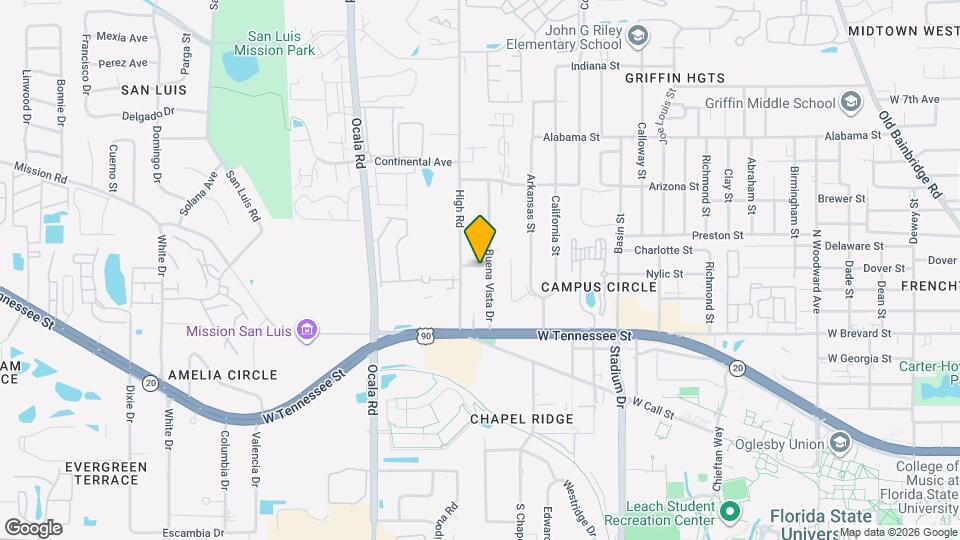 816 Buena Vista Dr Map and Location Details