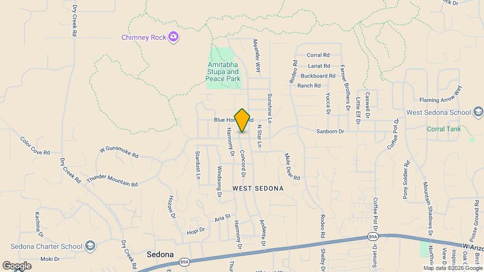 2640 Thunder Mountain Rd Map and Location Details