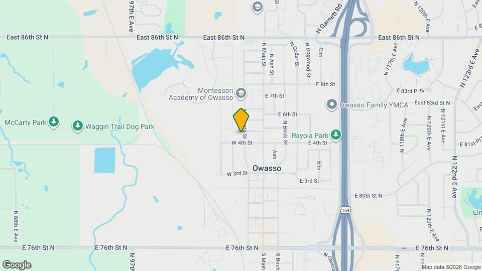 404 N Atlanta St Map and Location Details