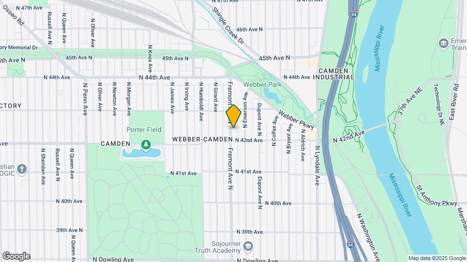 4214 Fremont Ave N Map and Location Details