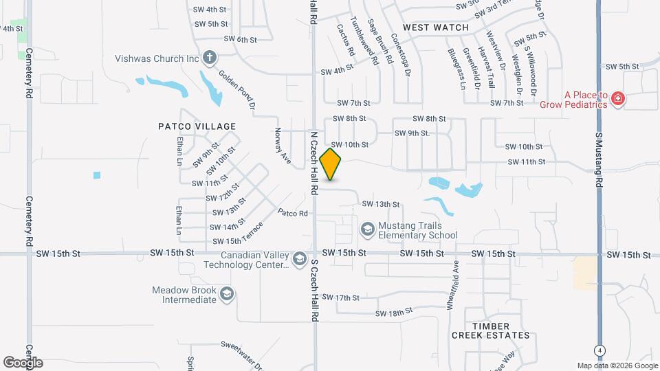 12129 SW 12th St Map and Location Details