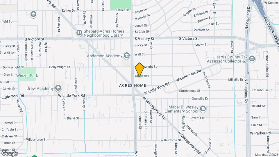 1041 Glenn Ave Mapa y Detalles de la Ubicación