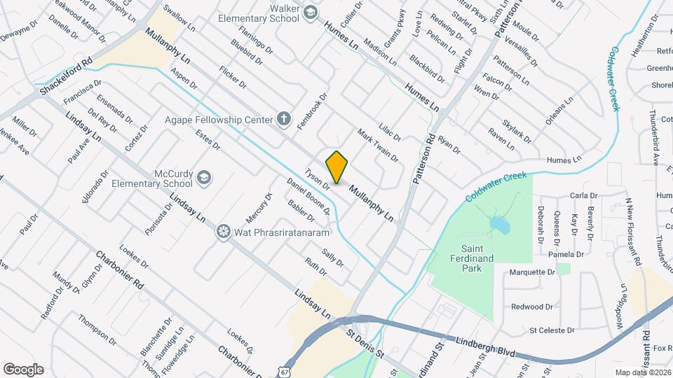 755 Tyson Dr Map and Location Details