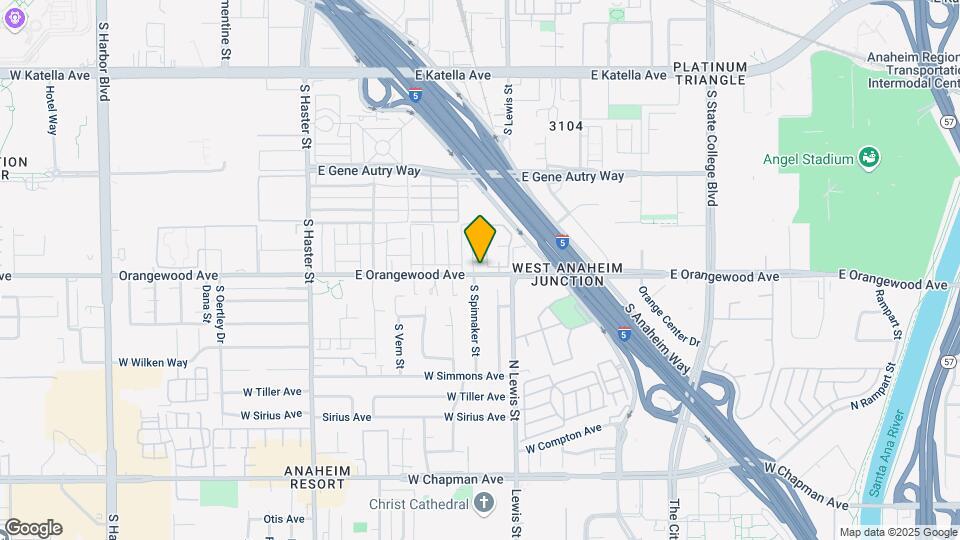 707 Orangewood Ave Map and Location Details