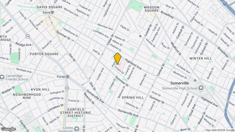 33 Crocker St, Unit 2 Map and Location Details