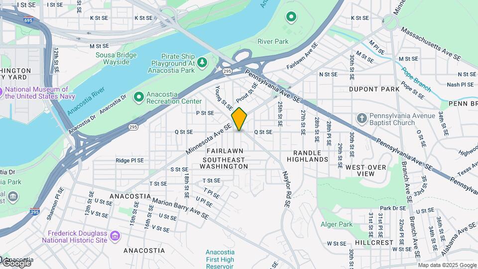 2203 Q St SE Map and Location Details