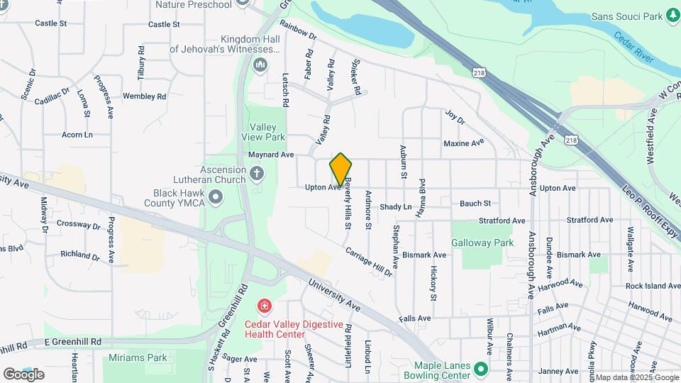 1807 Upton Ave Map and Location Details