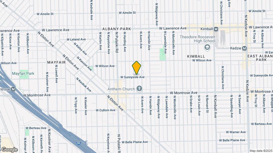 4503 N Springfield Ave Map and Location Details