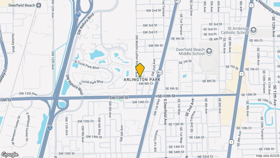 280 SW 8th St Map and Location Details