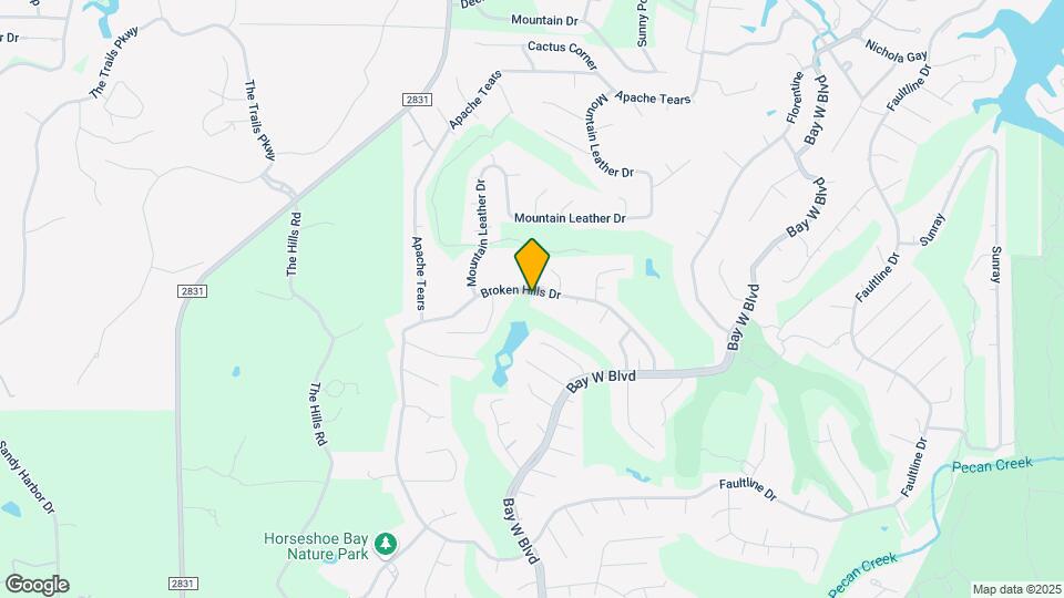 1100 Broken Hills Dr Map and Location Details
