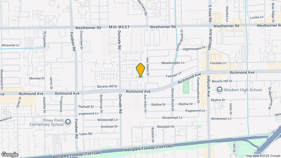 8117 Rising Stream Dr Map and Location Details