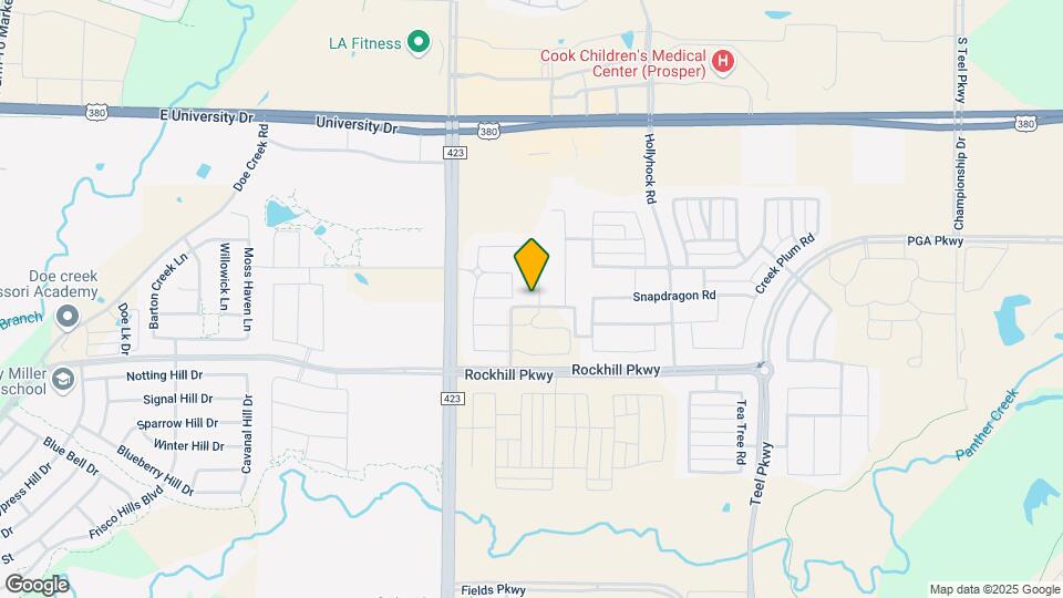 16309 Ryder Rock Rd Mapa y Detalles de la Ubicación