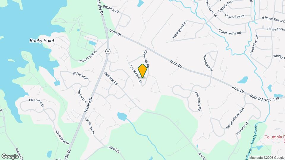 108 Cranewater Dr Map and Location Details