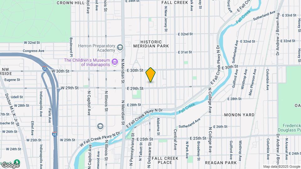2911 N Delaware St Map and Location Details