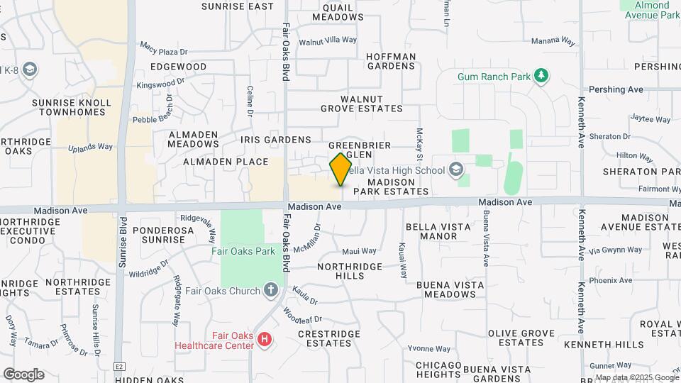 5419 E Knoll Dr Map and Location Details