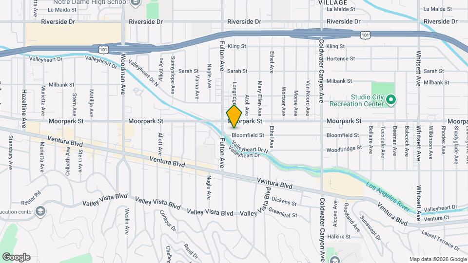 13249 Bloomfield St, Unit Guest House Map and Location Details
