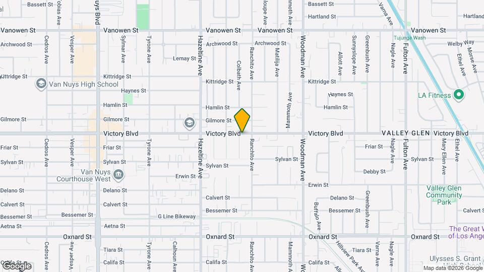 13924 Victory Blvd Map and Location Details