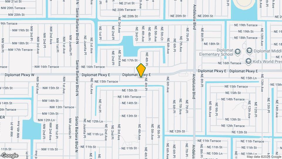 401 NE 15th Terrace Mapa y Detalles de la Ubicación