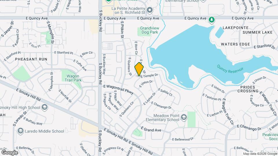 17487 E Temple Dr Map and Location Details