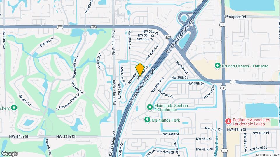 5100 NW 48th Ln Map and Location Details