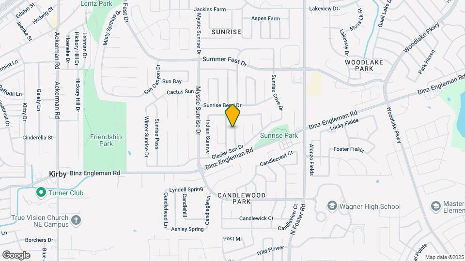 4023 Sunrise Creek Dr Map and Location Details