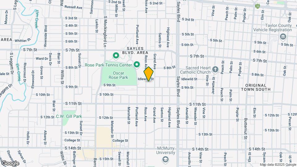 881 Ross Ave Map and Location Details