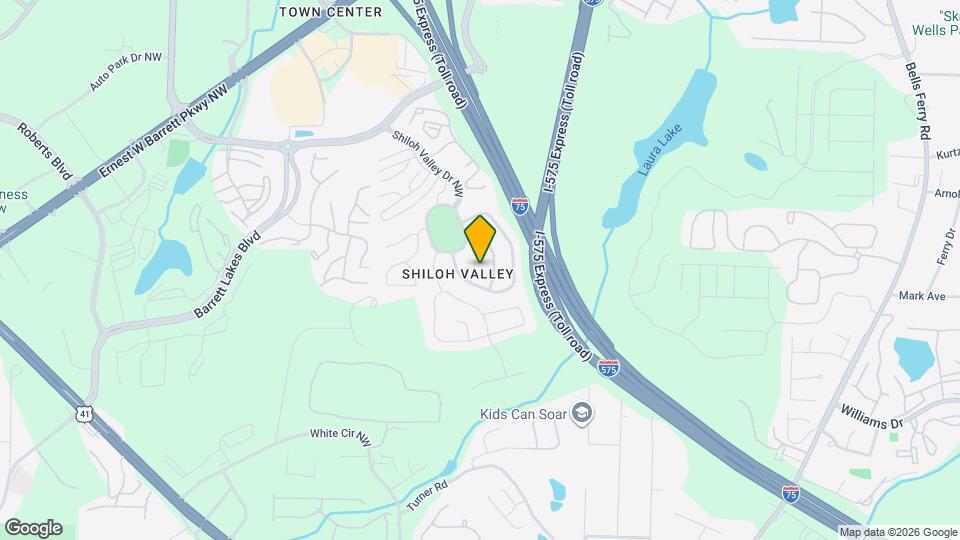 1806 Shiloh Valley Ct NW Map and Location Details