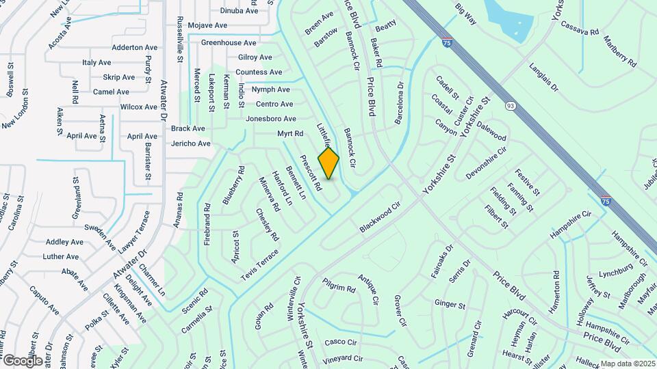 2153 Littlefield Ln Map and Location Details