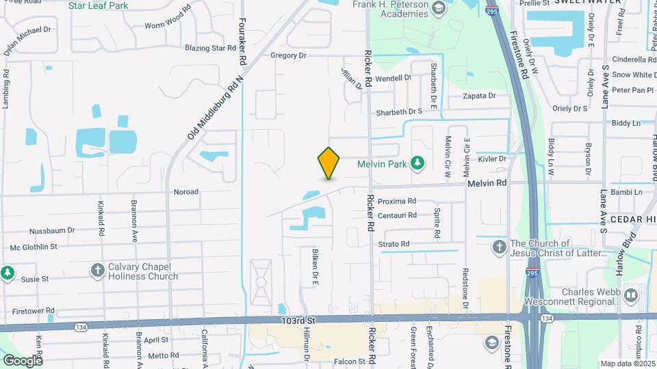 4560 Melissa Ct W Map and Location Details