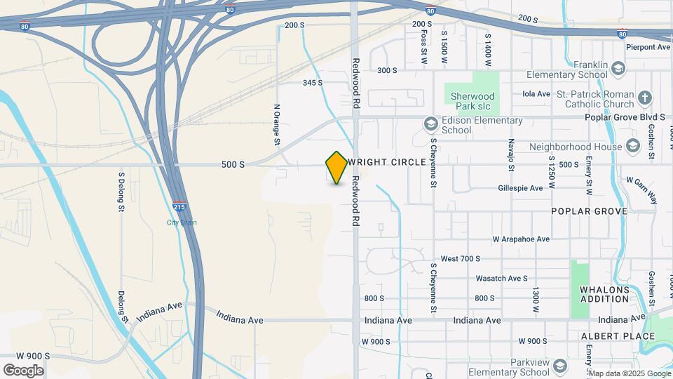 566 S Redwood Rd Map and Location Details
