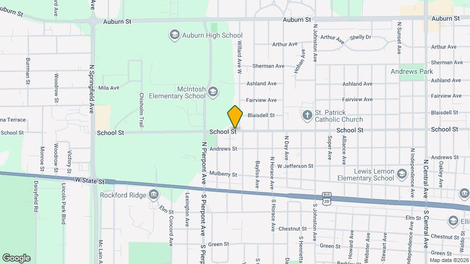 3016 School St Map and Location Details