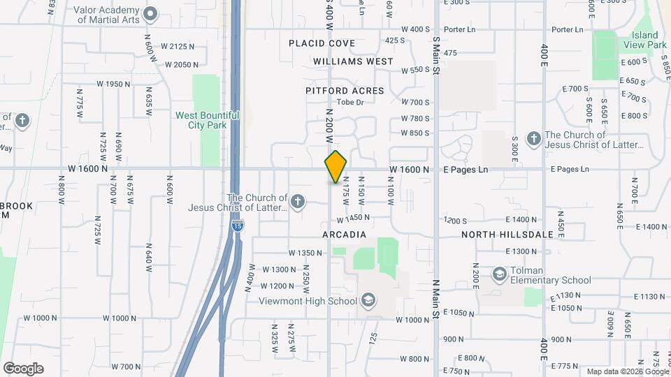 1538 N 200 W Map and Location Details