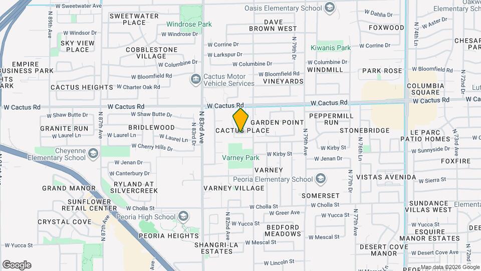 8136 W Laurel Ln Map and Location Details