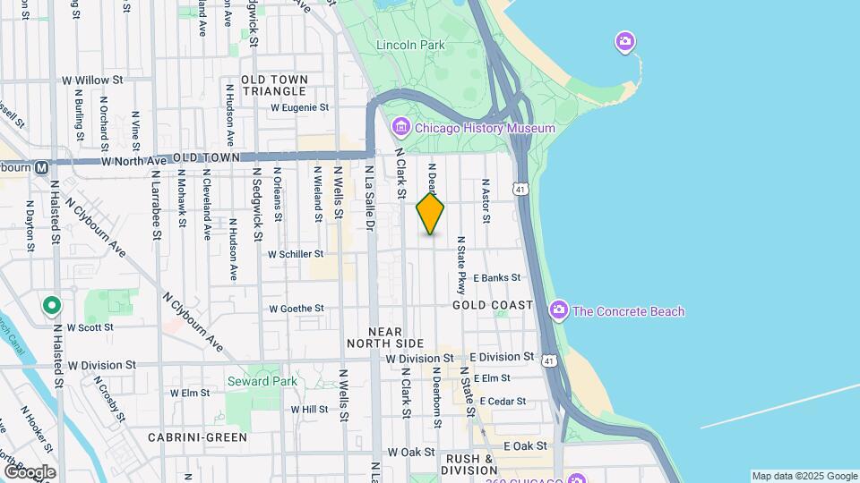 1400 N Dearborn St, Unit C4 Map and Location Details