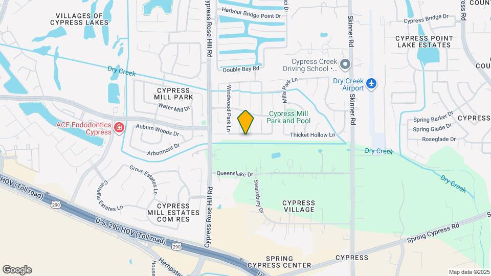 18011 Rose Hill Park Ln Map and Location Details