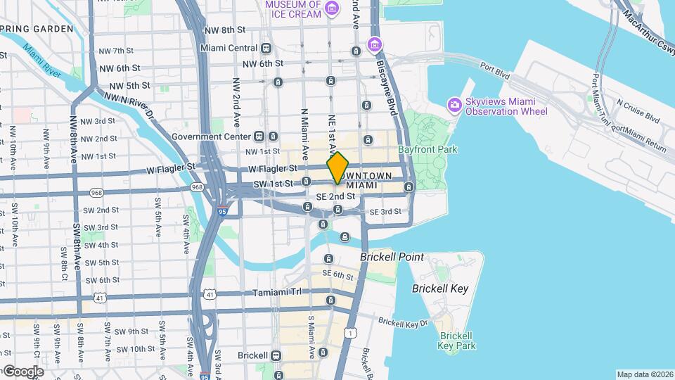 148 SE 1st Ave, Unit 1514 Mapa y Detalles de la Ubicación