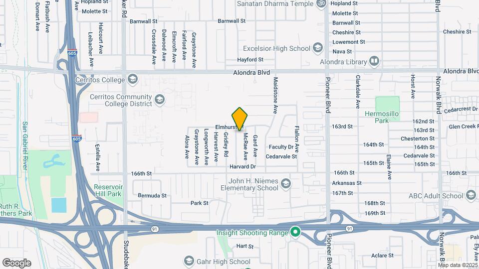 16316 Sylvanwood Ave Map and Location Details