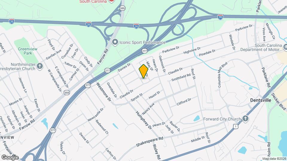 3836 Davies Dr Map and Location Details