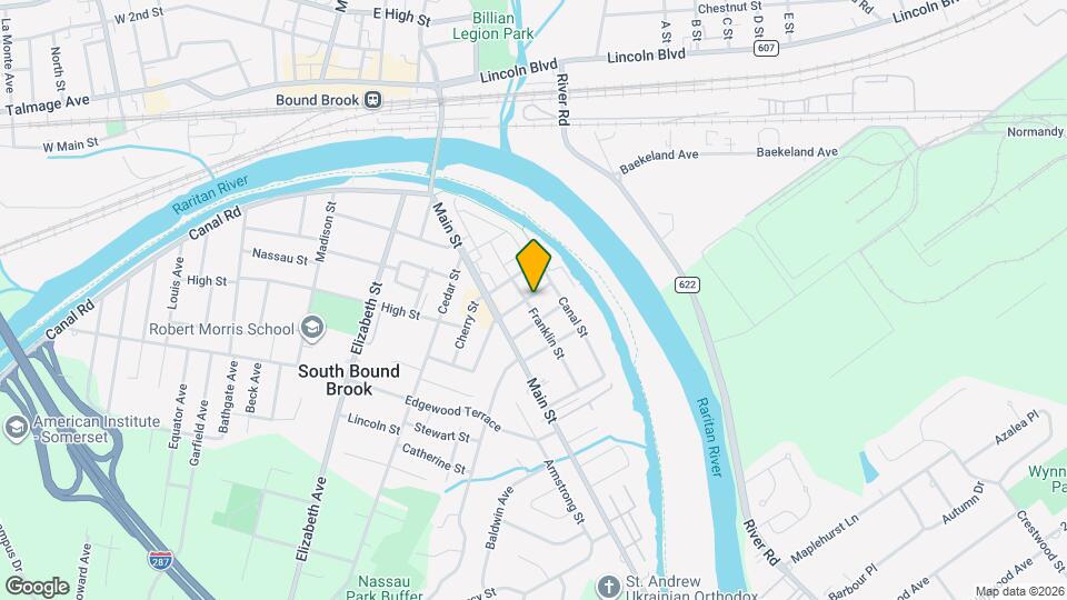 21 Franklin St, Unit C Map and Location Details